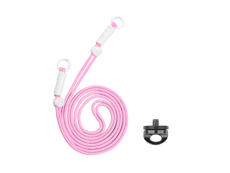 BRDRC Crossbody Lanyard Kit for Osmo Pocket 3 (Pink)